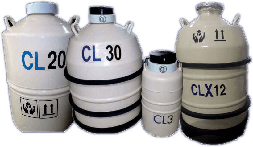 big Liquid Nitrogen containers